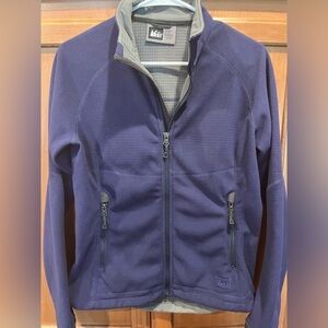 REI Women’s Soft Shell Purple Jacket, Size small